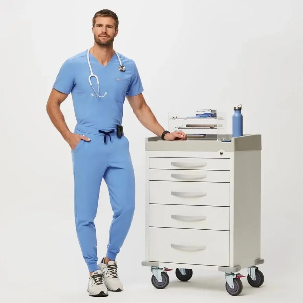 Figs Tansen Blue Scrub Jogger Pants L